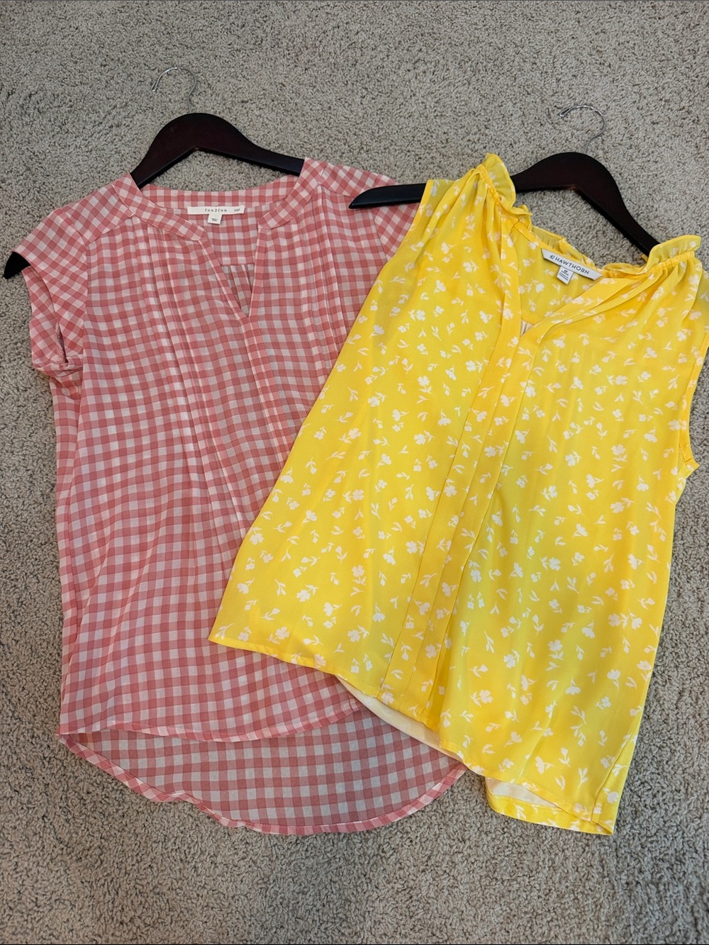 Stitch Fix Fun2Fun & Hawthorn Blouse Bundle – 2 Tops